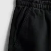 Cotton denim jogger shorts Cotton denim jogger shorts