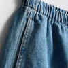 Cotton denim jogger shorts Cotton denim jogger shorts