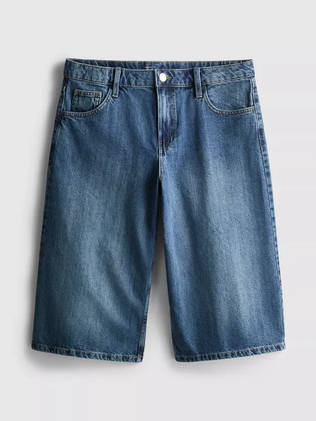 Cotton denim jorts Cotton denim jorts