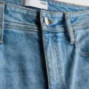 Cotton denim mid rise flared jeans Cotton denim mid rise flared jeans