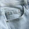 Cotton denim mid rise flared jeans Cotton denim mid rise flared jeans