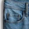 Cotton denim mid rise flared jeans Cotton denim mid rise flared jeans