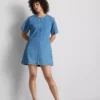 Cotton denim mini shift dress Cotton denim mini shift dress