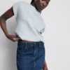 Cotton denim mini skirt Cotton denim mini skirt