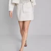 Cotton denim mini skirt Cotton denim mini skirt
