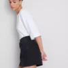 Cotton denim mini skirt Cotton denim mini skirt