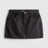 Cotton denim mini skirt Cotton denim mini skirt