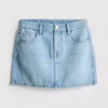Cotton denim mini skirt Cotton denim mini skirt