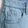 Cotton denim mini skirt Cotton denim mini skirt
