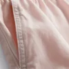 Cotton denim runner shorts