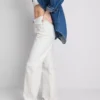 Cotton denim straight leg jeans Cotton denim straight leg jeans