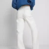 Cotton denim straight leg jeans Cotton denim straight leg jeans