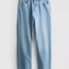 Cotton denim straight leg jeans Cotton denim straight leg jeans