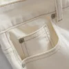 Cotton denim straight leg jeans Cotton denim straight leg jeans