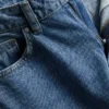 Cotton denim tapered straight leg jeans Cotton denim tapered straight leg jeans