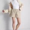 Cotton denim utility shorts Cotton denim utility shorts