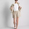 Cotton denim utility shorts Cotton denim utility shorts