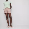Cotton denim utility shorts Cotton denim utility shorts