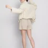 Cotton denim utility shorts Cotton denim utility shorts