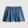 Cotton denim utility shorts Cotton denim utility shorts