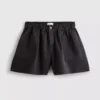 Cotton denim utility shorts Cotton denim utility shorts