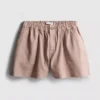 Cotton denim utility shorts Cotton denim utility shorts