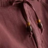 Cotton drawstring beaded casual shorts Cotton drawstring beaded casual shorts