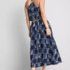Cotton embroidered a-line midi skirt Cotton embroidered a-line midi skirt