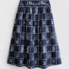 Cotton embroidered a-line midi skirt Cotton embroidered a-line midi skirt