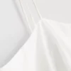 Cotton embroidered peplum hem cami top Cotton embroidered peplum hem cami top