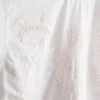 Cotton embroidered short sleeve blouse Cotton embroidered short sleeve blouse