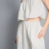 Cotton embroidered wide leg pants Cotton embroidered wide leg pants