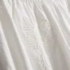 Cotton embroidered wide leg pants Cotton embroidered wide leg pants