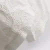 Cotton embroidered wide leg pants Cotton embroidered wide leg pants