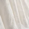 Cotton eyelet ruched mini dress Cotton eyelet ruched mini dress