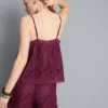 Cotton floral embroidered cami top Cotton floral embroidered cami top