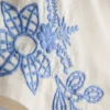 Cotton floral embroidered shorts Cotton floral embroidered shorts