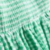 Cotton gingham bandeau mini dress Cotton gingham bandeau mini dress