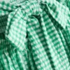 Cotton gingham bandeau mini dress Cotton gingham bandeau mini dress