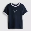 Cotton graphic baby tee Cotton graphic baby tee