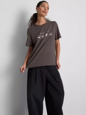 Cotton graphic short sleeve tee
