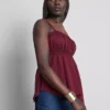 Cotton hanky hem cami top Cotton hanky hem cami top