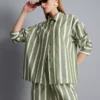 Cotton poplin striped shirt Cotton poplin striped shirt
