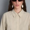 Cotton poplin striped shirt Cotton poplin striped shirt