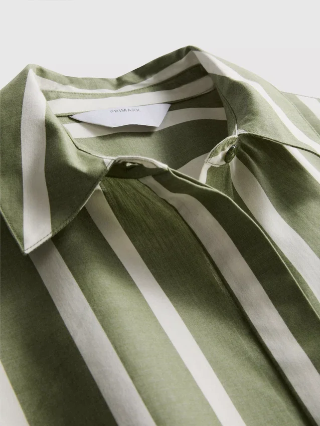 Cotton poplin striped shirt Cotton poplin striped shirt