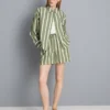 Cotton poplin striped shorts Cotton poplin striped shorts