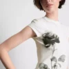 Cotton printed floral baby tee Cotton printed floral baby tee