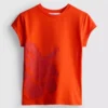 Cotton printed floral baby tee Cotton printed floral baby tee