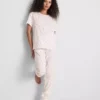 Cotton printed short sleeve pajamas Cotton printed short sleeve pajamas