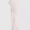 Cotton printed short sleeve pajamas Cotton printed short sleeve pajamas